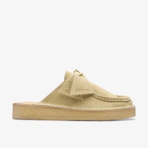 Clarks Desert Nomad Mule Maple Suede Træsko Dame Maple | ZPHAE-5172
