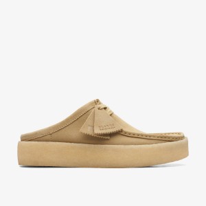 Clarks Wallabee Cup Lo Maple Suede Wallabees Herre Maple | SQJVO-5397